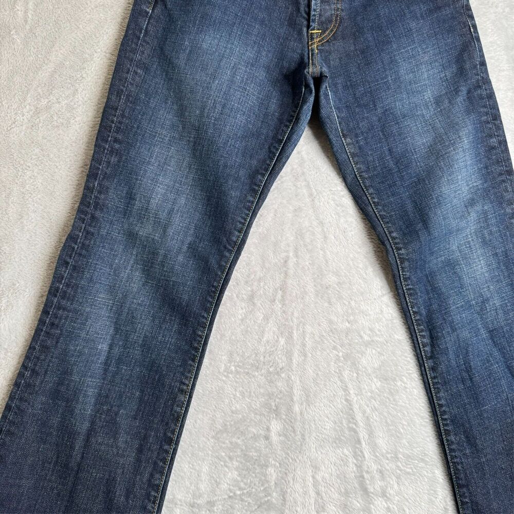 Lucky Brand Jeans Women 28 Slim Boot Leg Dungarees Low Vintage Preppy Y2K USA - Picture 14 of 15